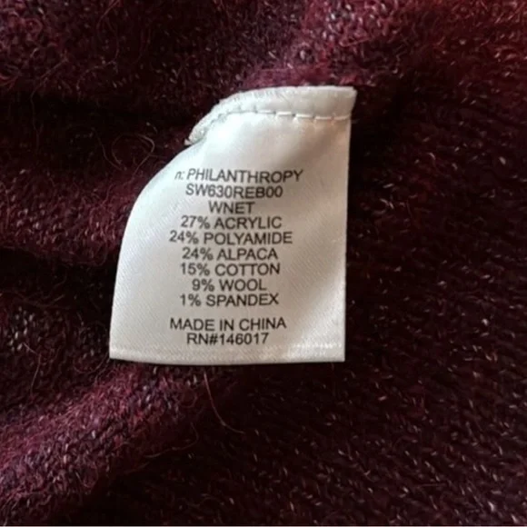 n:PHILANTHROPY Wool Blend Sweater - Picture 9 of 9